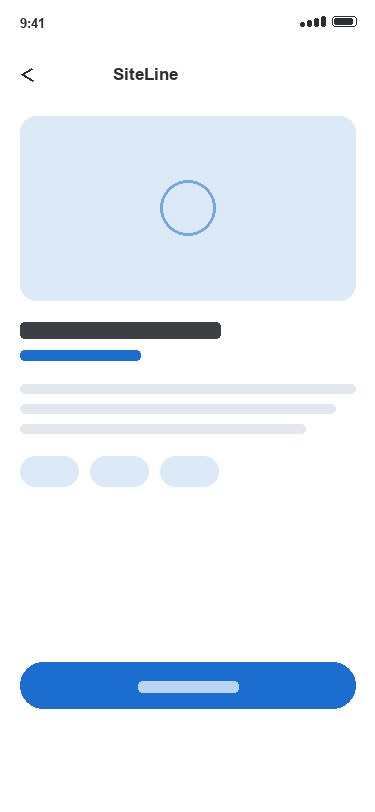 SiteLine app — Property detail